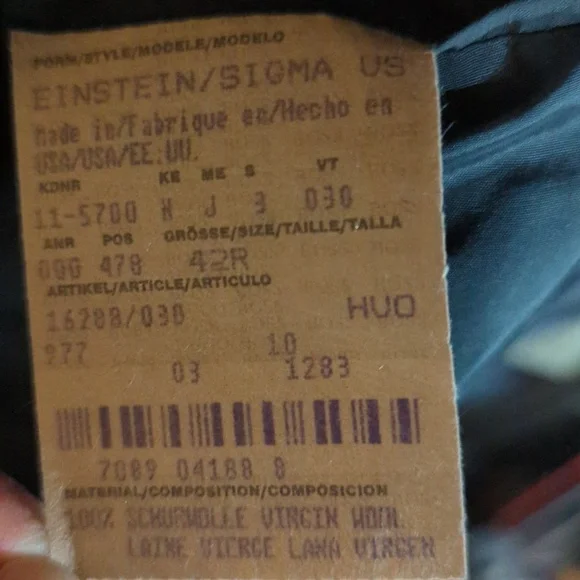 Vintage Hugo Boss gray two piece suit size 42R - Picture 7 of 11